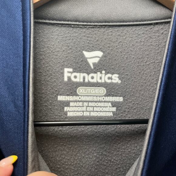 Fanatics Men's New York Yankees Baseball Half Zip Pullover Top Size X-Large - Picture 3 of 4